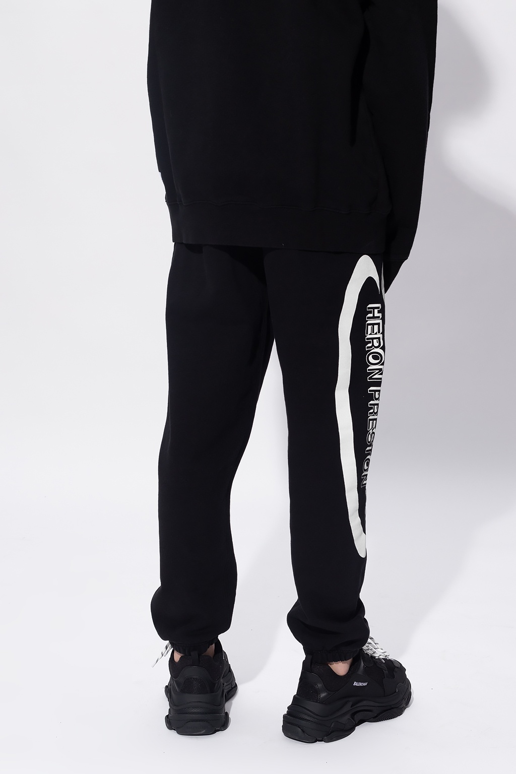 patched sweatpants Heron Preston - lightweight track shorts patched sweatpants Heron Preston - lightweight track shorts